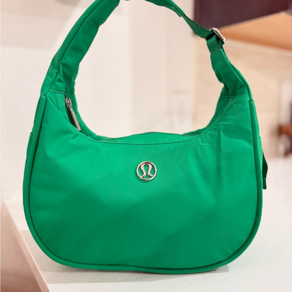 Lululemon Athletica Vibrant Green Hobo Bag
